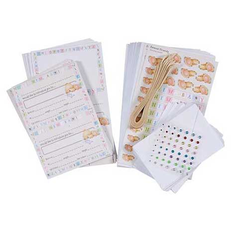 New Arrival Forever Friends New Baby Card Kit